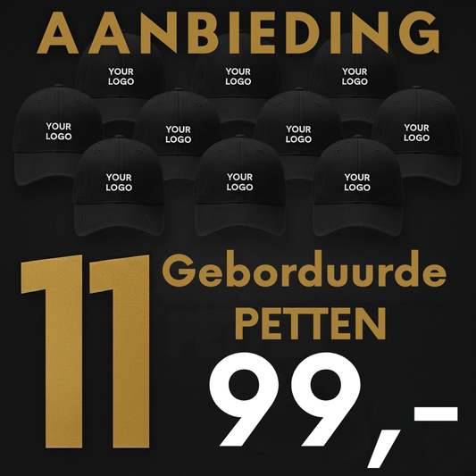 Geborduurde Petten 11x
