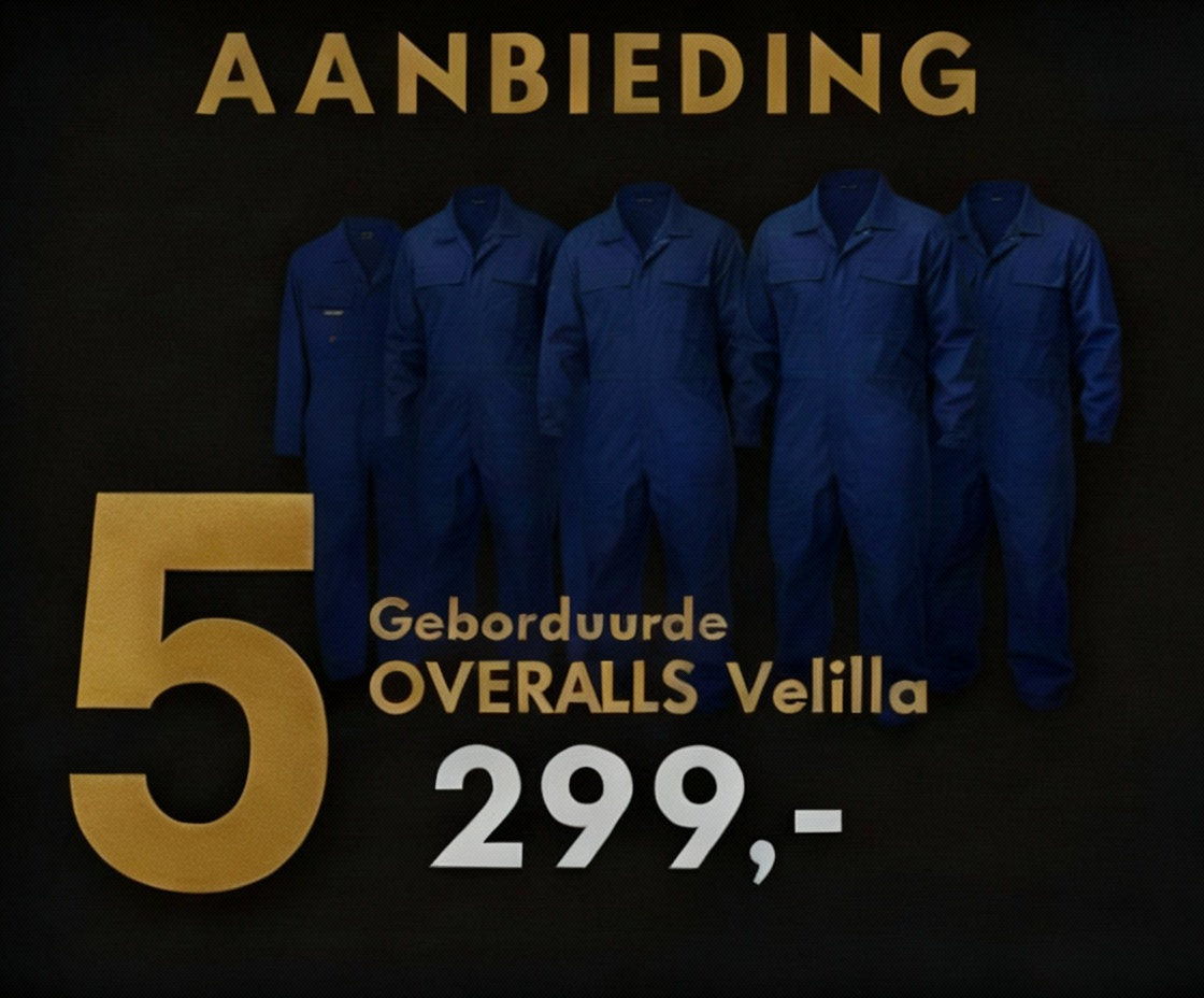 Geborduurde Overalls Velilla 5x